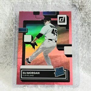 5/$20 Mint 2022 Donruss Eli Morgan Rated Rookie Red Holo MLB Card 179!!